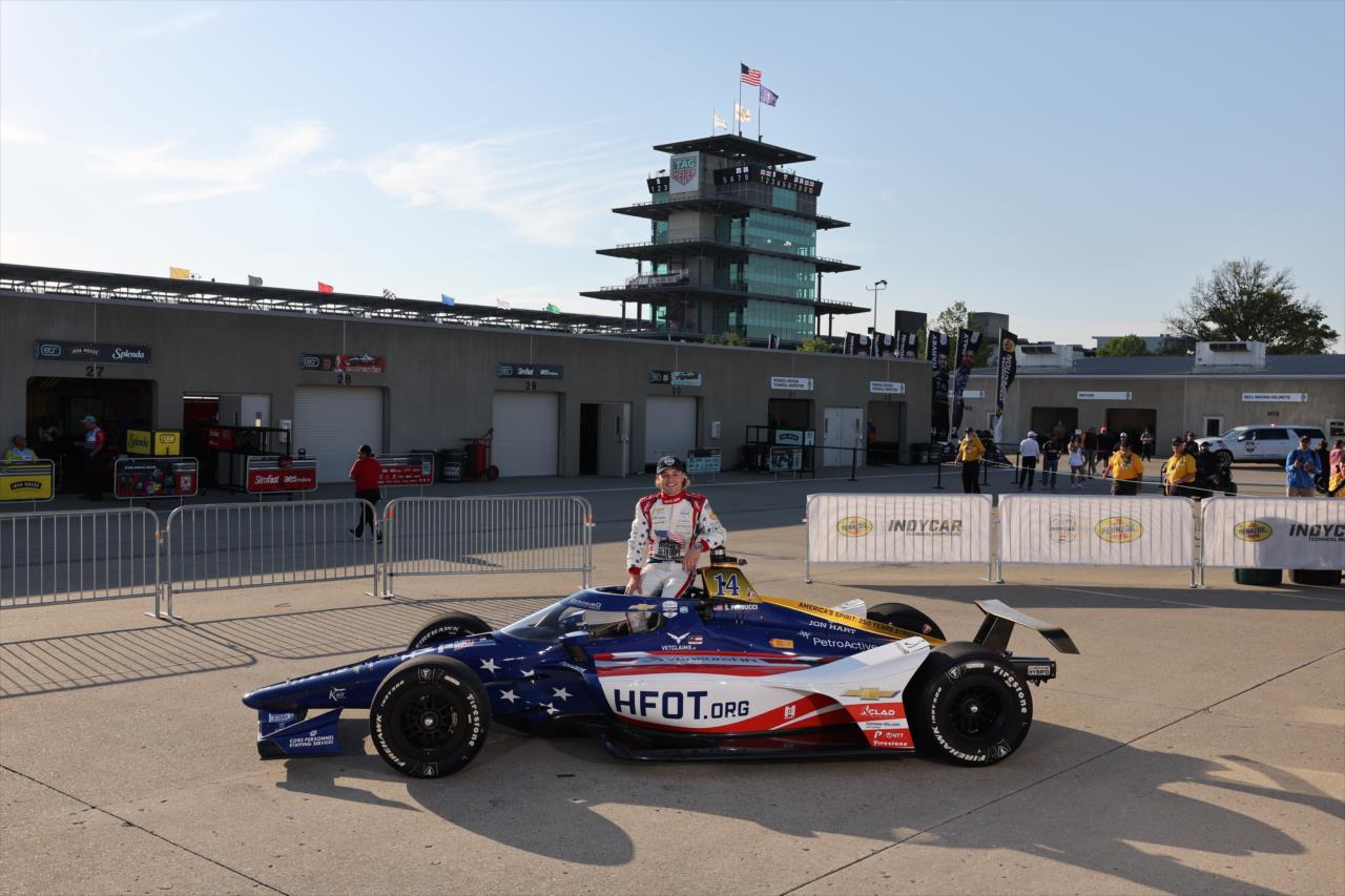 Santino Ferrucci - Indianapolis 500 Qualification Photo - By: Travis Hinkle -- Photo by: Travis Hinkle